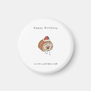 Geburtstagsgeschenk, Kuchenmagnet, lustiges Gesche Magnet