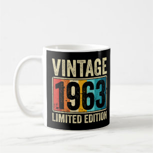 Geburtstagsgeschenk Männer Frauen Vintag 1963 Witz Kaffeetasse
