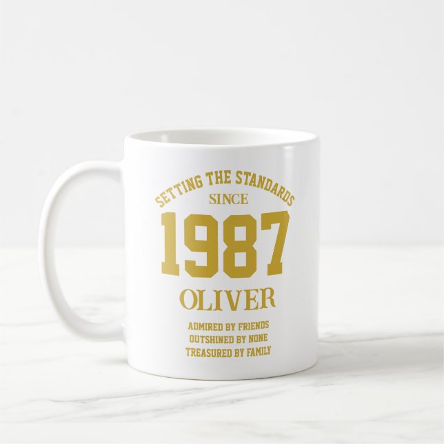 Geburtstagsgeschenk nach Maß Kaffeetasse (Links)