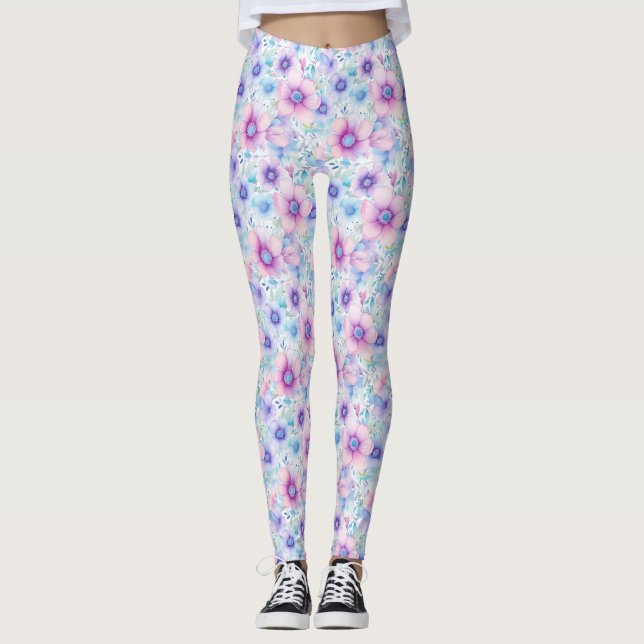 Geburtstagsgeschenk | Nahtloses Muster mit rosa Leggings (Vorderseite)