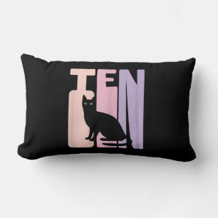 Geburtstagsgeschenk Niedlicher Katzenlüfter 10 J Lendenkissen