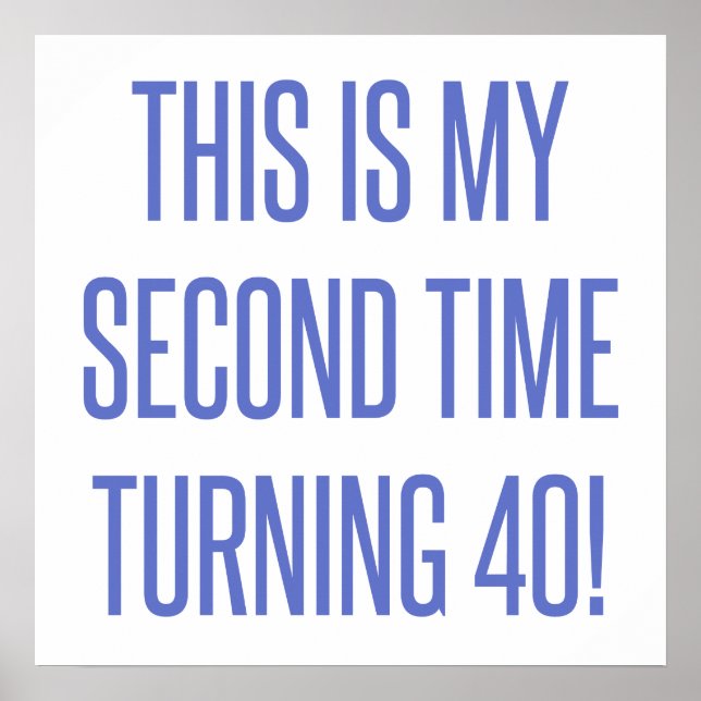 Geburtstagsgeschenk Poster (Vorne)