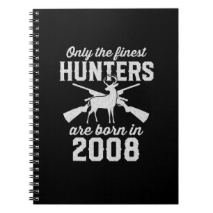 Geburtstagsgeschenk Reh Jäger Jagd für 2008er Notizblock