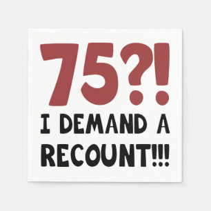 Geburtstagsgeschenk Serviette