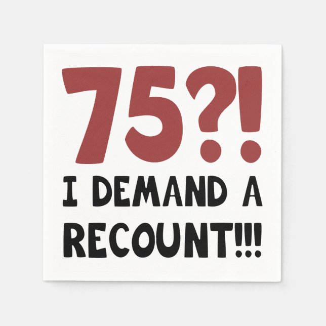 Geburtstagsgeschenk Serviette (Vorderseite)