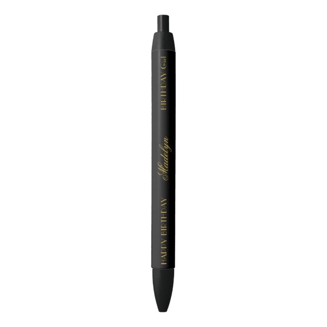 Geburtstagsgeschenk Stift Benutzerdefinierter Eleg (Vorderseite Vertikal)