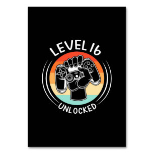 Geburtstagsgeschenk   Stufe 16 Geburtstag unversch Tischnummer