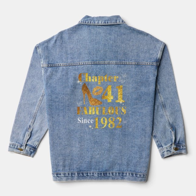 Geburtstagsgeschenk svg, Mama Geburtstag Jeansjacke (Rückseite)