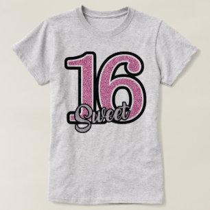 Geburtstagsgeschenk Sweet 16 T-Shirt
