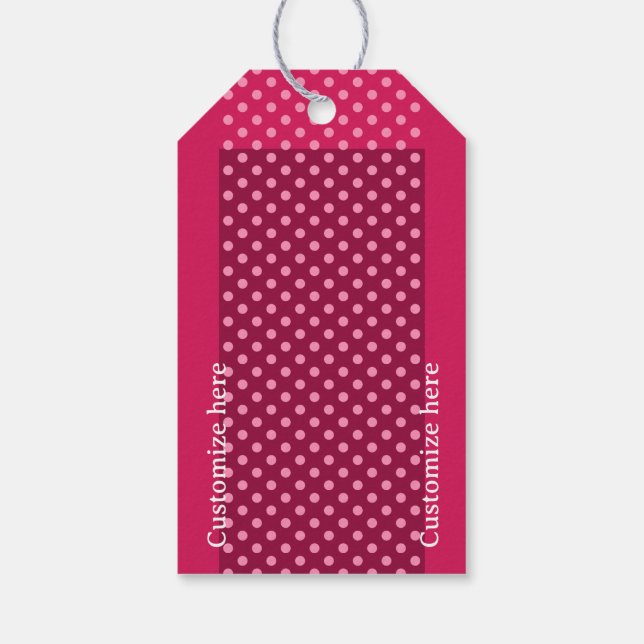 Geburtstagsgeschenk-Tag Geschenkanhänger (Rückseite)