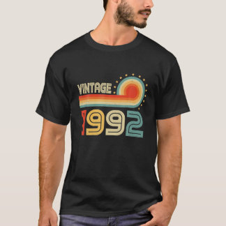 Geburtstagsgeschenk Vintag 1992 Retro-Tag 30 T-Shirt