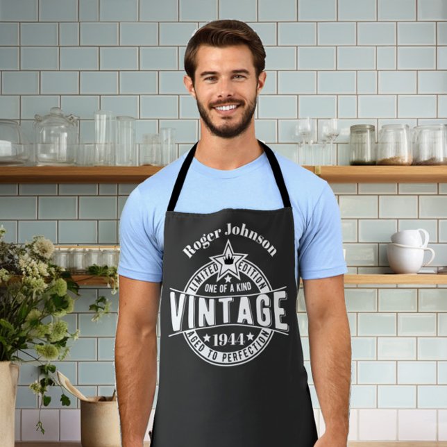 Geburtstagsgeschenk Vintag vollendet Schürze (Von Creator hochgeladen)