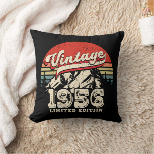 Geburtstagsgeschenk Vintage 1956 Retro 70. Geburts Kissen
