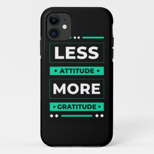 Geburtstagsgeschenk weniger Attitude Mehr Dankbark Case-Mate iPhone Hülle