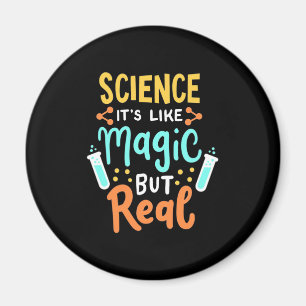 Geburtstagsgeschenk Wissenschaft ist wie Magie Magnet