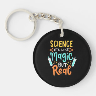 Geburtstagsgeschenk Wissenschaft ist wie Magie Schlüsselanhänger