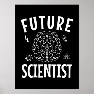 Geburtstagsgeschenk Zukünftiger Wissenschaftler Poster