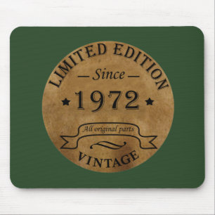 Geburtstagsgeschenk zum Jahrgang 1972 Mousepad