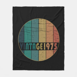 Geburtstagsgeschenk zum Jahrgang 1975 Fleecedecke
