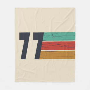 Geburtstagsgeschenk zum Jahrgang 1977 Fleecedecke