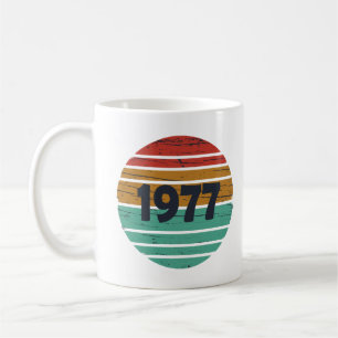 Geburtstagsgeschenk zum Jahrgang 1977 Kaffeetasse
