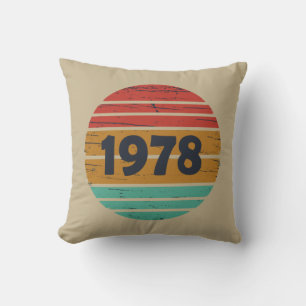 Geburtstagsgeschenk zum Jahrgang 1978 Kissen