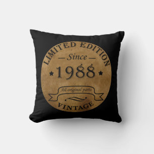 Geburtstagsgeschenk zum Jahrgang 1988 Kissen