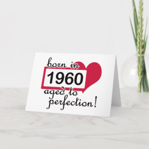 Geburtstagsgeschenke, 1960 karte