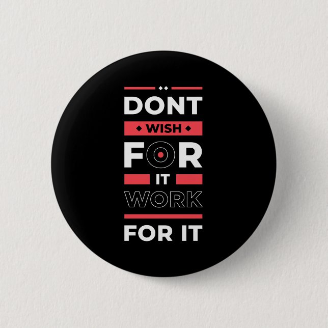 Geburtstagsgeschenke Arbeit für sie Button (Vorderseite)