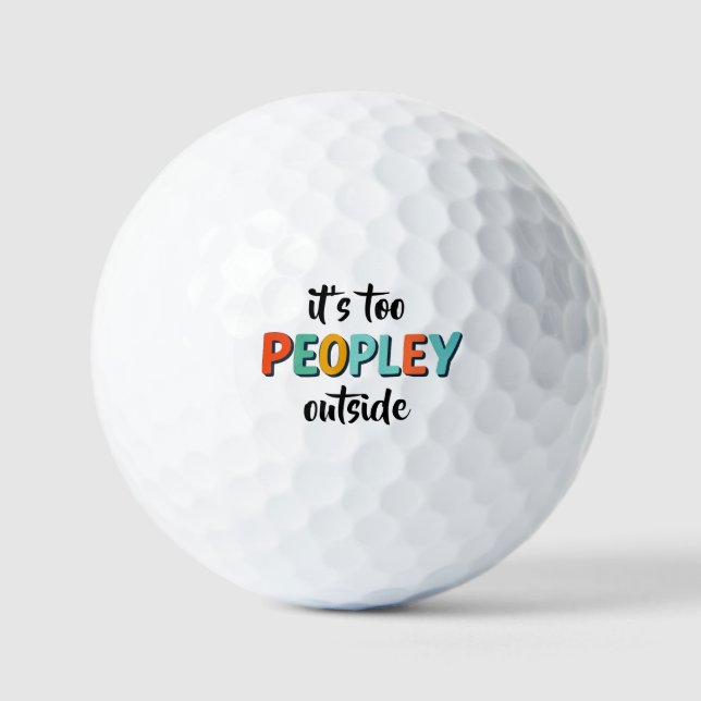 Geburtstagsgeschenke Farbige Lustige Text Moderne  Golfball (Vorderseite)