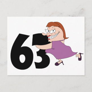 Geburtstagsgeschenke - Feierlicher Cartoon Postkarte