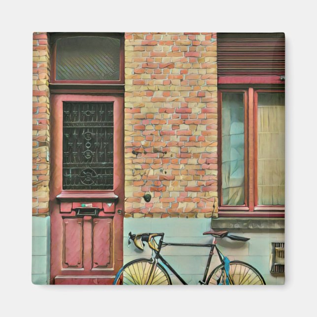 Geburtstagsgeschenke für Fahrradfreunde Magnet (Vorne)
