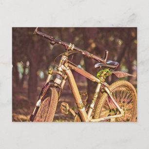 Geburtstagsgeschenke für Fahrradfreunde Postkarte