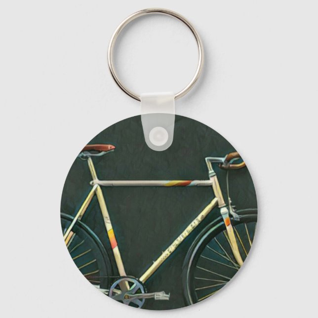 Geburtstagsgeschenke für Fahrradfreunde Schlüsselanhänger (Vorderseite)