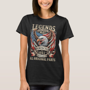 Geburtstagsgeschenke für Männer Mai 1987 38 Jahre  T-Shirt