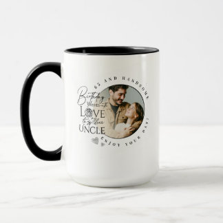 Geburtstagsgeschenke für Onkel | Benutzerdefiniert Tasse