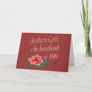 Geburtstagsgeschenke für Südliche Mädchen Karte