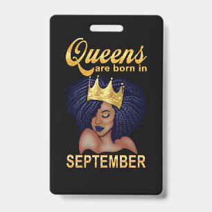 Geburtstagsgeschenke Im September sind Queens Geb Ausweis