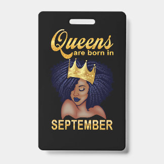 Geburtstagsgeschenke| Im September sind Queens Geb Ausweis