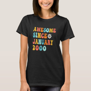 Geburtstagsgeschenke Phantastisch seit Januar 2000 T-Shirt