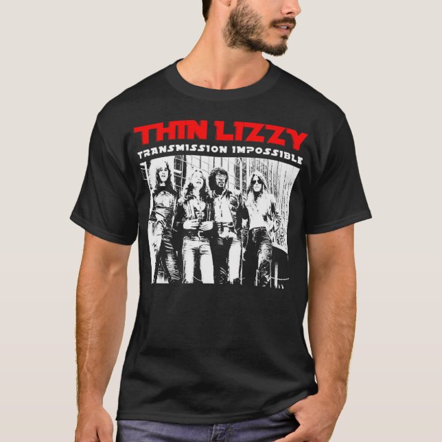Geburtstagsgeschenke Thin Lizzy Crewneck T-Shirt (Vorderseite)
