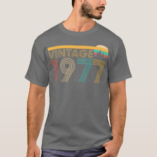 Geburtstagsgeschenkidee Vintag 1977 T-Shirt