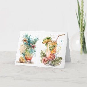 Geburtstagsgetränke Karte