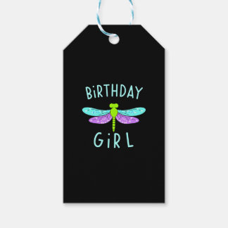Geburtstagsgirl-Shirt Libellen-Geburtstagsfeier-Te Geschenkanhänger