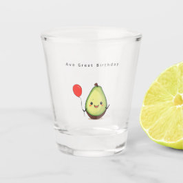 Geburtstagsglas, Avocado Geburtstag süß Schnapsglas