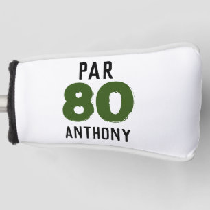 Geburtstagsgolfer lustig 80. Happy Dad Par Golf Headcover