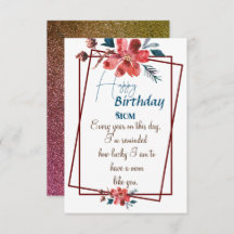 Geburtstagsgrün der Mama