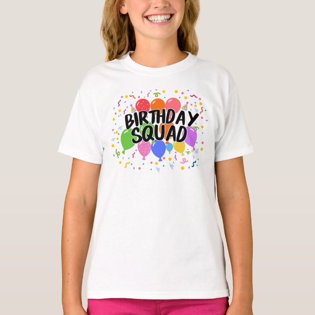 Geburtstagsgruppe T-Shirt (Vorderseite)