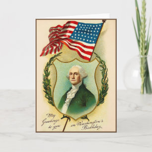 Geburtstagsgruß für Washington Karte