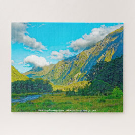 Geburtstagsgruß von Monkey Creek Neuseeland Puzzle